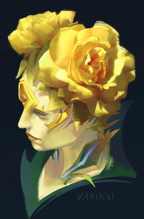 gilded rose